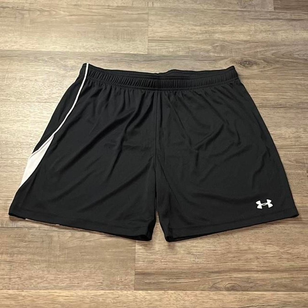 Under Armour Black Retro Sportswear Semi‎ Fitted Shorts size medium